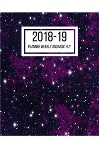 2018-19 Planner Weekly and Monthly