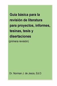 Guia basica para la revision de literatura (primera revision)