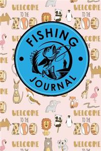 Fishing Journal: Bass Fishing Diary, Fishers Journal, Carp Fishing Books, Fly Fishing Books, Cute Zoo Animals Cover