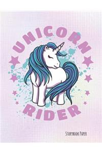 Unicorn Rider Storybook Paper