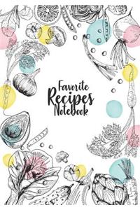 Favorite Recipes Notebook