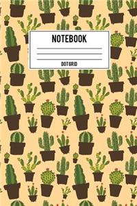 Cactus Dot Grid Notebook