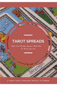 Tarot Spreads - 3 Card Spread Weekly Planner