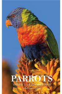 Parrots Weekly 5 x 8 Planner 2019