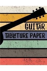 Guitar Tablature Paper