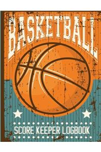 Basketball Score Keeper Logbook