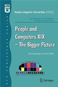 People and Computers XIX - The Bigger Picture