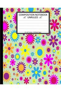 Unruled Composition Notebook 8