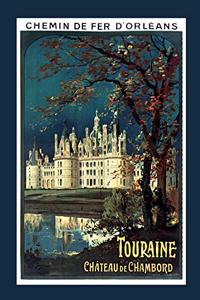 Carnet Ligné Chemin de Fer d'Orléans. Touraine. Château de Chambord, 1910