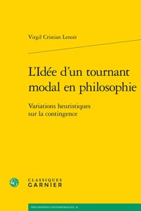 L'Idee d'Un Tournant Modal En Philosophie