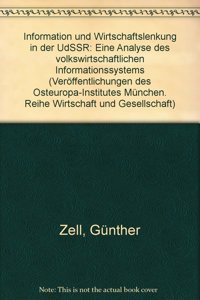 Information Und Wirtschaftslenkung in Der Udssr