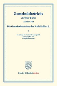 Die Gemeindebetriebe Der Stadt Halle A.S