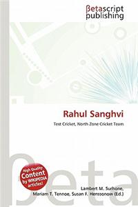 Rahul Sanghvi
