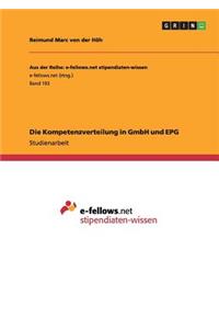 Kompetenzverteilung in GmbH und EPG