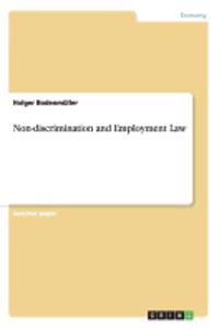 Non-discrimination and Employment Law