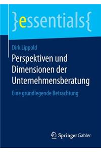 Perspektiven Und Dimensionen Der Unternehmensberatung