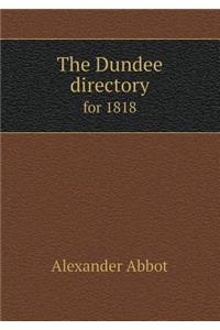 The Dundee Directory for 1818