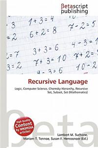 Recursive Language