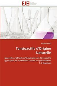 Tensioactifs d''origine Naturelle