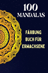 100 Mandalas, Malbuch für Erwachsene