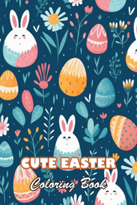 Cute Easter Coloring Book for Kids