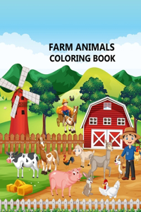Farm Animals coloring book
