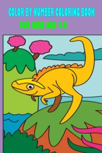 color by number coloring book for kids age 4-8