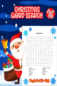 Christmas Word Search Puzzle Book For Kids