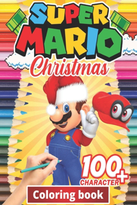 Super mario Christmas Coloring Book
