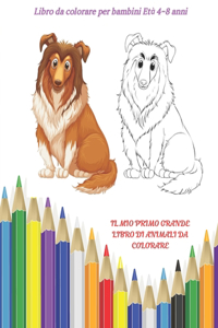 IL MIO PRIMO GRANDE LIBRO DI ANIMALI DA COLORARE - Libro da colorare per bambini Età 4-8 anni