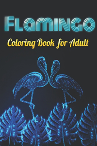 Flamingo Coloring Book For Adults