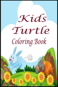 Kids Turtle Coloring Book
