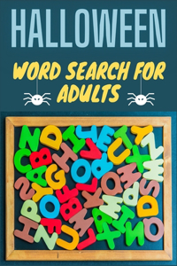 Halloween Word Search for Adults