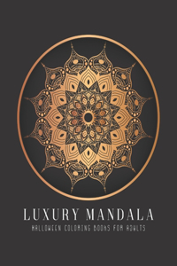 Luxury Halloween Mandala Coloring Books For Adults