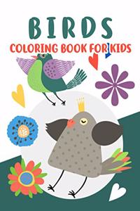 Birds Coloring Book for Kids