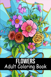 Flowers Coloring Book for Adults