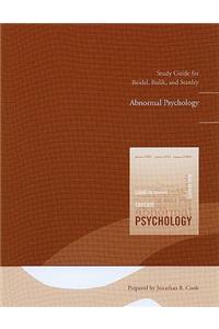 Study Guide for Abnormal Psychology