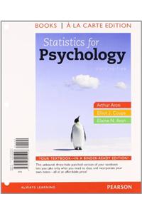 Statistics for Psychology, Books a la Carte Plus New Mylab Statistics with Etext -- Access Card Package