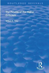 The Finality of the Higher Criticism