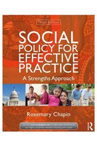 Social Policy for Effective Practice