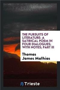 Pursuits of Literature