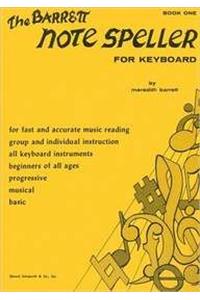 Barrett Note Speller: Book 1