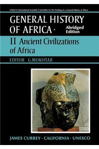 General History of Africa volume 2 [pbk abridged]
