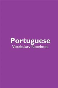 Portuguese Vocabulary Notebook