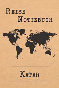 Reise Notizbuch Katar: 6x9 Reise Journal I Tagebuch mit Checklisten zum Ausfüllen I Perfektes Geschenk für den Trip nach Katar für jeden Reisenden