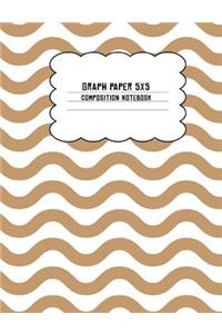 Graph Paper 5x5 Composition Notebook