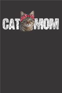 Cat Pet Mom Mother Notebook Journal