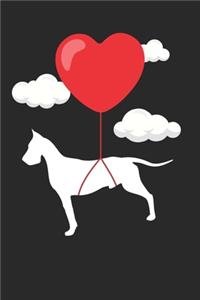 Great Dane Journal - Great Dane Notebook - Valentine's Day Gift for Great Dane Lovers