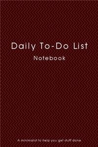 Daily To-Do List Notebook