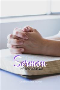 Sermon Notes Journal